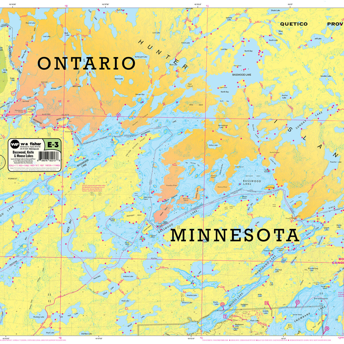 E-3: Basswood Lake, Knife Lake, Moose Lake
