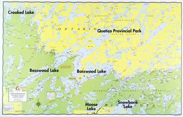 E-3: Basswood Lake, Knife Lake, Moose Lake