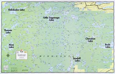 E-5: Brule Lake, Alice Lake, Sawbill Lake