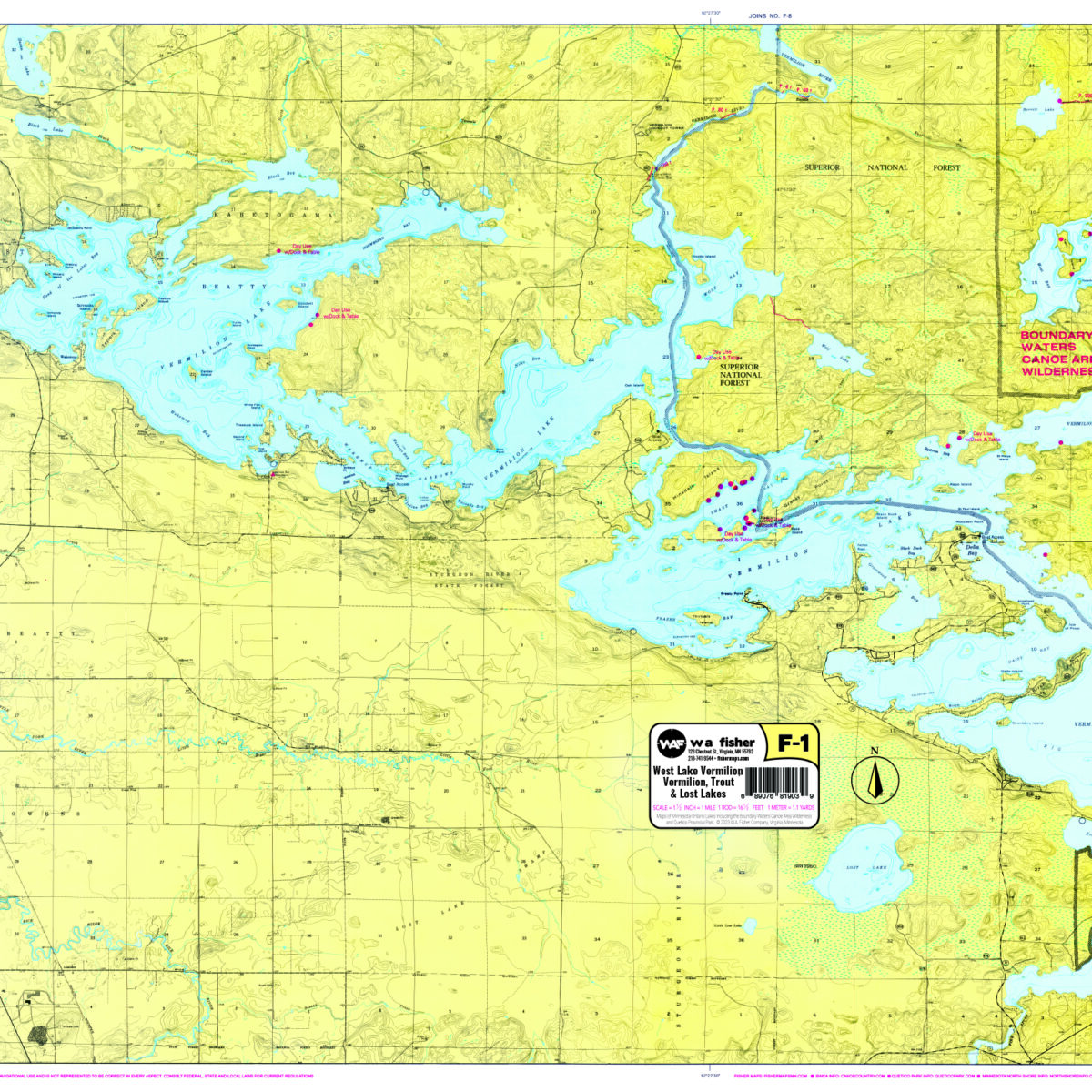 F-1: West Lake Vermilion, Trout Lake, Lost Lake