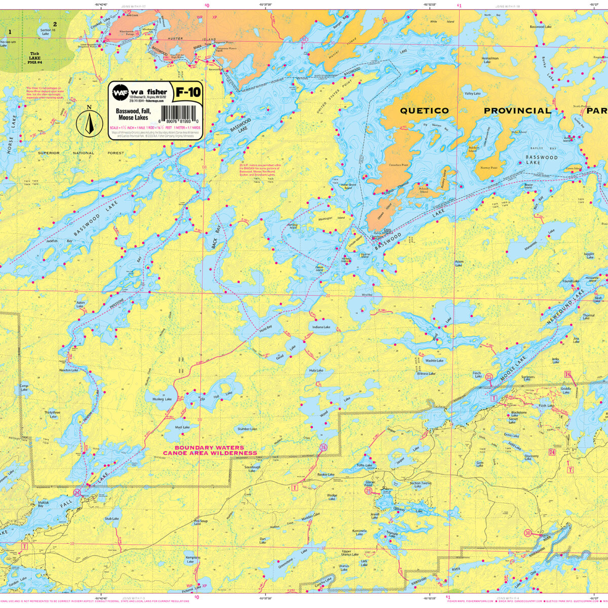 F-10: Basswood Lake, Fall Lake, Moose Lake