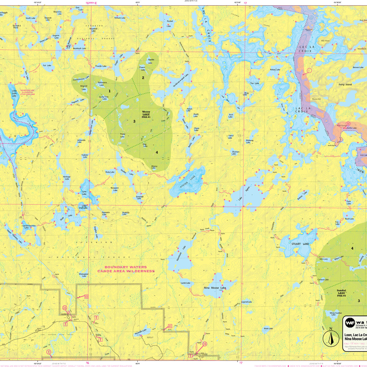 F-16: Loon Lake, Lac La Croix, Nina Lake, Moose Lake