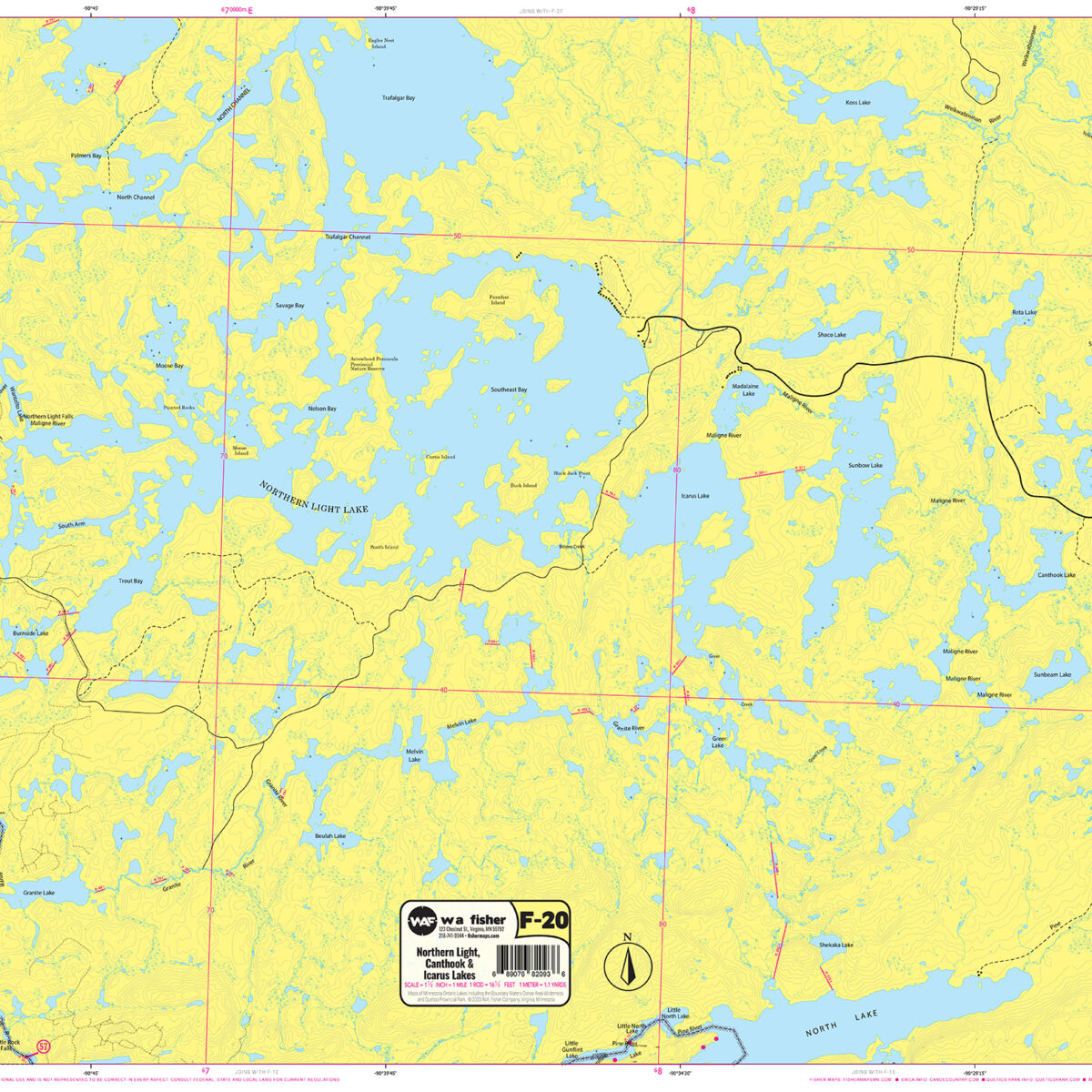 F-20: Northern Light Lake, Canthook Lake, Icarus Lake