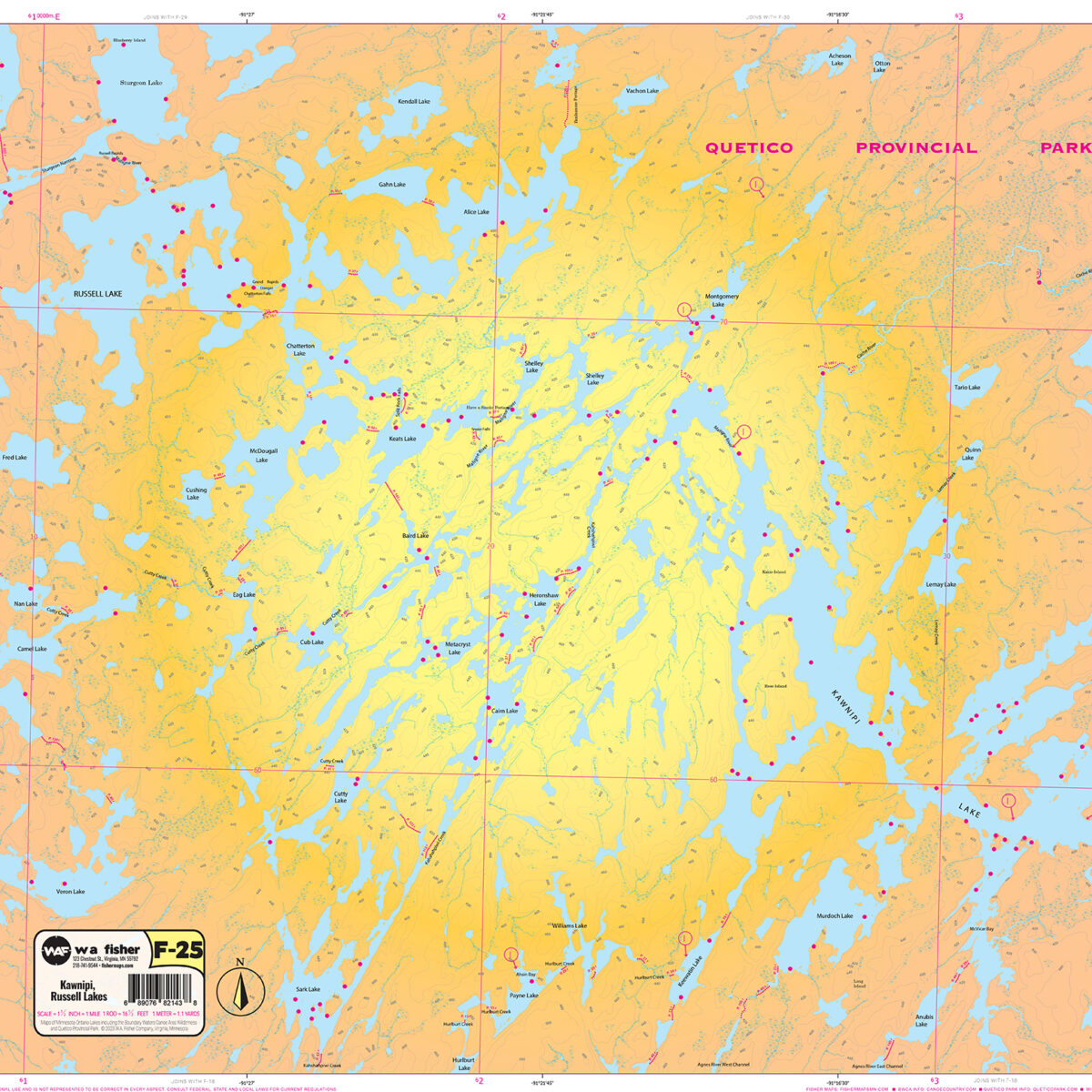 F-25: Kawnipi Lake, Russell Lake