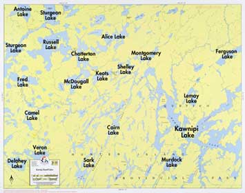 F-25: Kawnipi Lake, Russell Lake