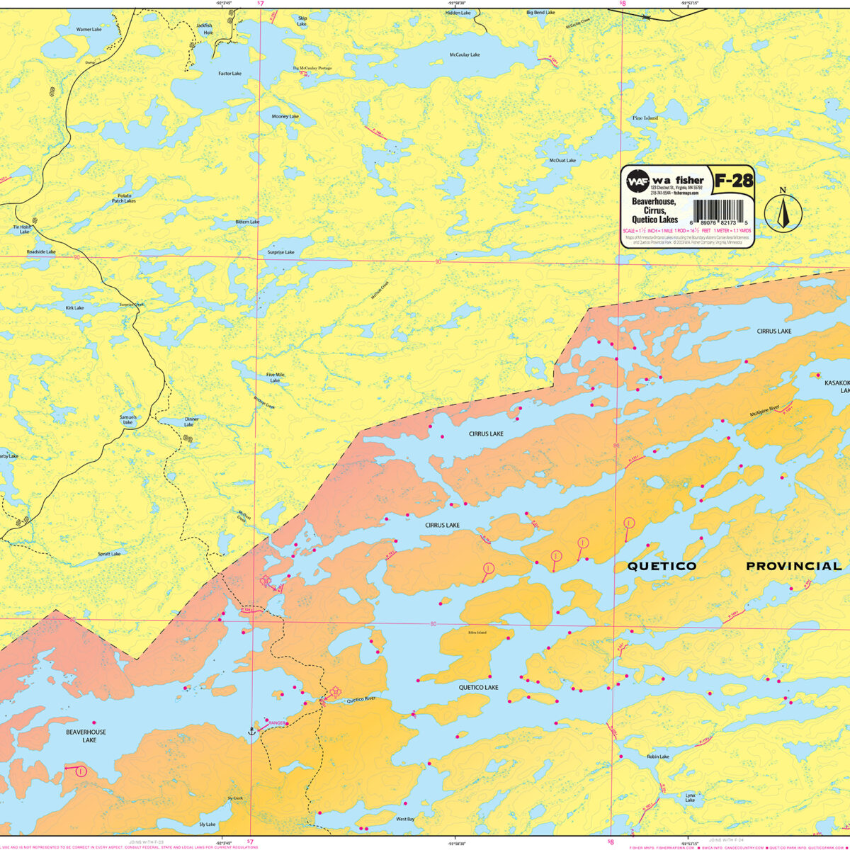 F-28: Beaverhouse Lake, Cirrus Lake, Quetico Lake