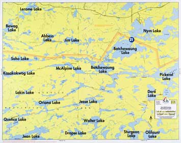 F-29: Jean Lake, Batchewaung Lake, West Pickerel Lake