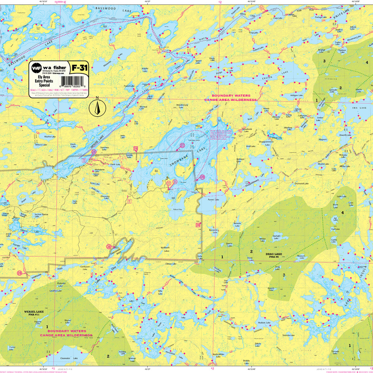 F-31: Ely Area Entry Point Map