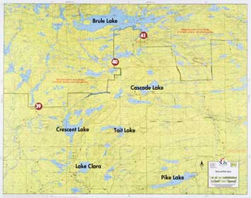 F-6: Smoke Lake, Flame Lake, Brule Lake