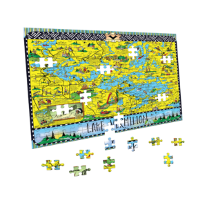 Vermilion Cartoon Map Puzzle