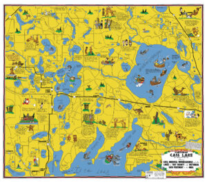 Frank Antoncich Historic Cass Lake Cartomap