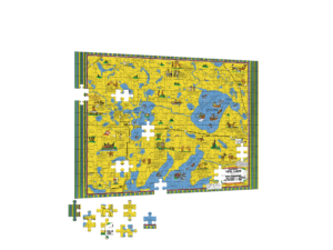 Historic Cass Lake Cartomap Puzzle