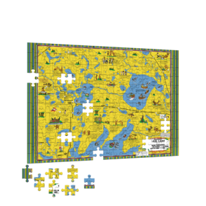 Historic Cass Lake Cartomap Puzzle